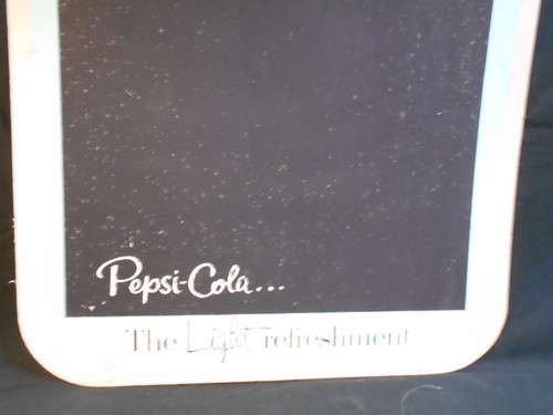 Original Pepsi~Cola CARDBOARD Menu/Chalkboard Sign, Circa 1954, 30" X 19½", RARE - Picture 3 of 6
