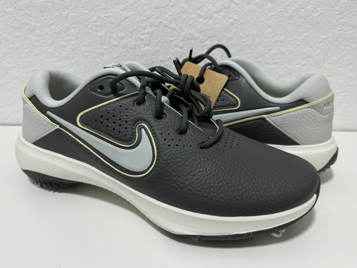 Nike Victory Pro 3 Men\'s Size 8.5 Gray DV6800-001 Golf Comfort Traction Spike‎ Nike Victory Pro 3 Golf Shoes Iron Grey/Sea Glass/Luminous  main image 3