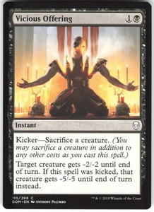 Vicious Offering 110/269 Common Dominaria Magic: The Gathering