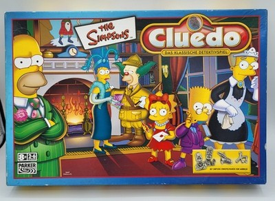 Cluedo The Simpsons Brettspiel Detektivspiel Parker vollständig