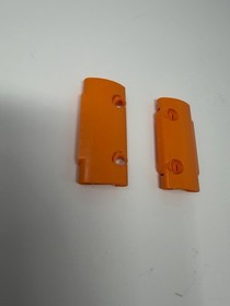 LEGO 24119 Technic Orange Panel Curved 7 x 3 with 2 Pin Holes Lot Of 2