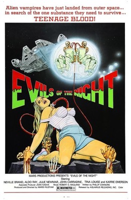 Evils of the Night Filmposter Kunstdruck inspiriert Neon Interieur inspiriert Studio