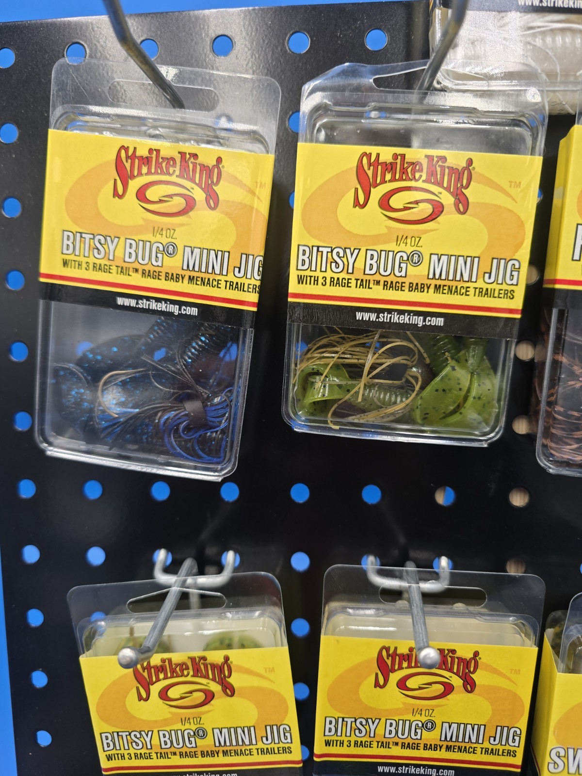 Strike King Jig Lot Of 9 Swimming Jig, Bitsy Bug, Football Jig - Image 5