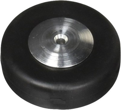 Du-Bro 125TW 1-1/4'' Diameter Tailwheel For .60 1-1/4'', Silver/Gray, Black 