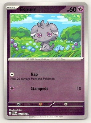 Espurr - ME03: Perfect Order POR Reverse Holo 033/088 NM
