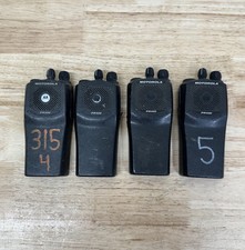 Lot Of 4 Motorola PR400 UHF 16 Channel Two-Way Radios AAH65RDC9AA2AN F