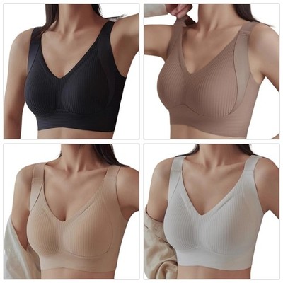 Push Up Bra Underwire Every Day Bra Wireless Bras Full Coverage Bras for Womens