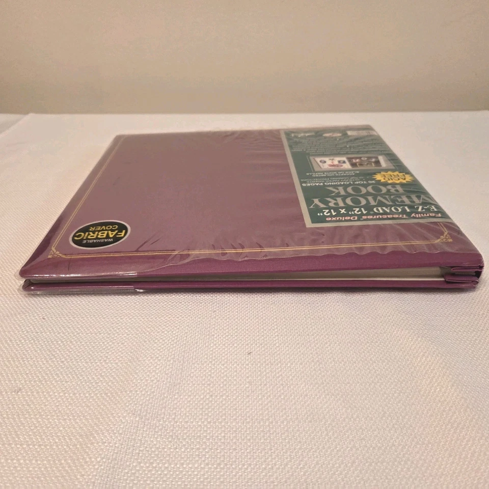 NUEVO álbum de fotos álbum de recortes Pioneer 12x 12 púrpura/magenta encuadernado con postes cargador superior  Foto 4 de 4