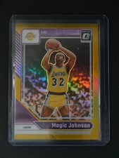 Magic Johnson 2024-25 Panini Donruss Optic Basketball Legends Gold 10/10 [3hk