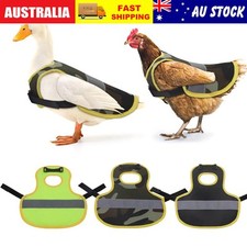 Pet Reflective Vest Chicken Clothes Duck Goose Poultry Hen Harness Saddle Apron