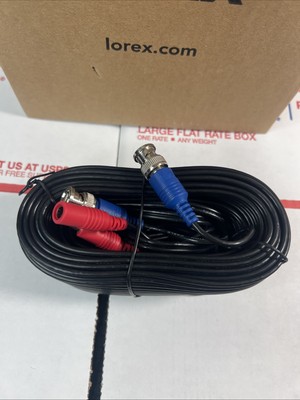 NEW Lorex 60ft 4K Ul BNC/DC Extension Cable 60BNCU4k1P - SAME DAY SHIP