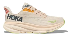 Hoka Women''s Clifton 9  everyday running, US 9.5 WIDE , Vanilla / Astral-RARE