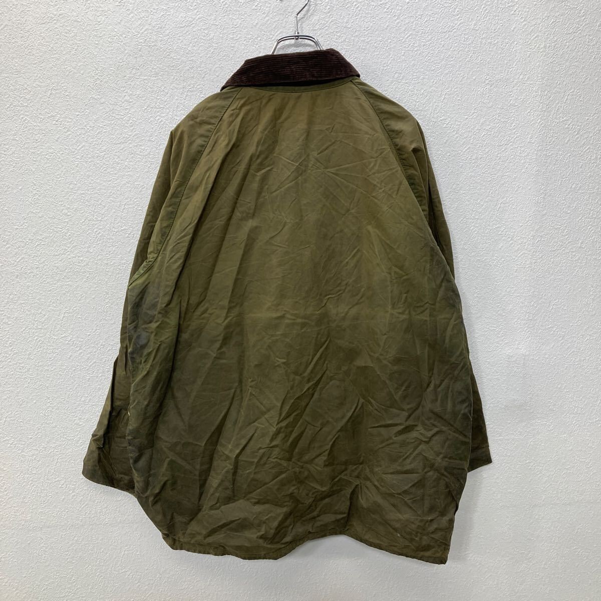 Barbour Oiled Jacket XL Notation 44 Men's Khaki 80's BEAUFORT image 4