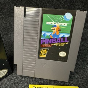 Nintendo NES Pinball Juego CIB Caja Completa Manual Cartucho Probado OEM