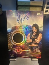 WWE Universe Worldwide Relic Auto Rhea Ripley #34/50 ON CARD AUTO WOMENS CHAMP!!