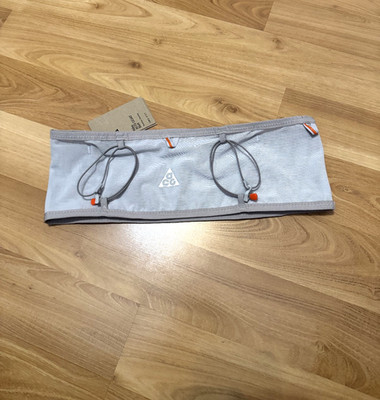 Nike ACG ''GOAT'' Trail Running Belt Size XL Grey Fog/Safety Orange/Summit White