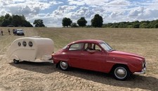 Classic Pod Caravan Suitable For any Classic Car as Lightweight