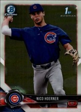 2018 Bowman Draft Chrome #BDC-165 Nico Hoerner Chicago  ID:68337