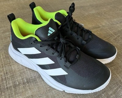 Adidas Court Team Bounce 2 Womens 10 Volleyball Shoes Black HP3342 Indoor