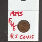 1929S   FINE   LINCOLN  CENT     FINE   1929S    /   RS COINS #10Q  FREE SHIP !