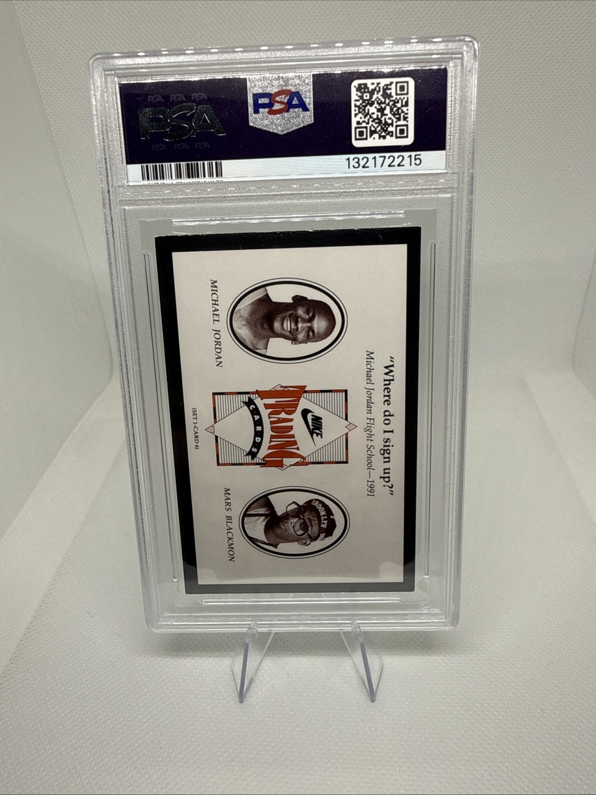 1991 Nike Michael Jordan / Mars Blackmon - Spike Lee Auto PSA 10 view 8