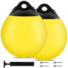 10/12/15 inch Boat Buoy Balls Anchor Buoy Float Round Boat Fenders,Vinyl Infl...