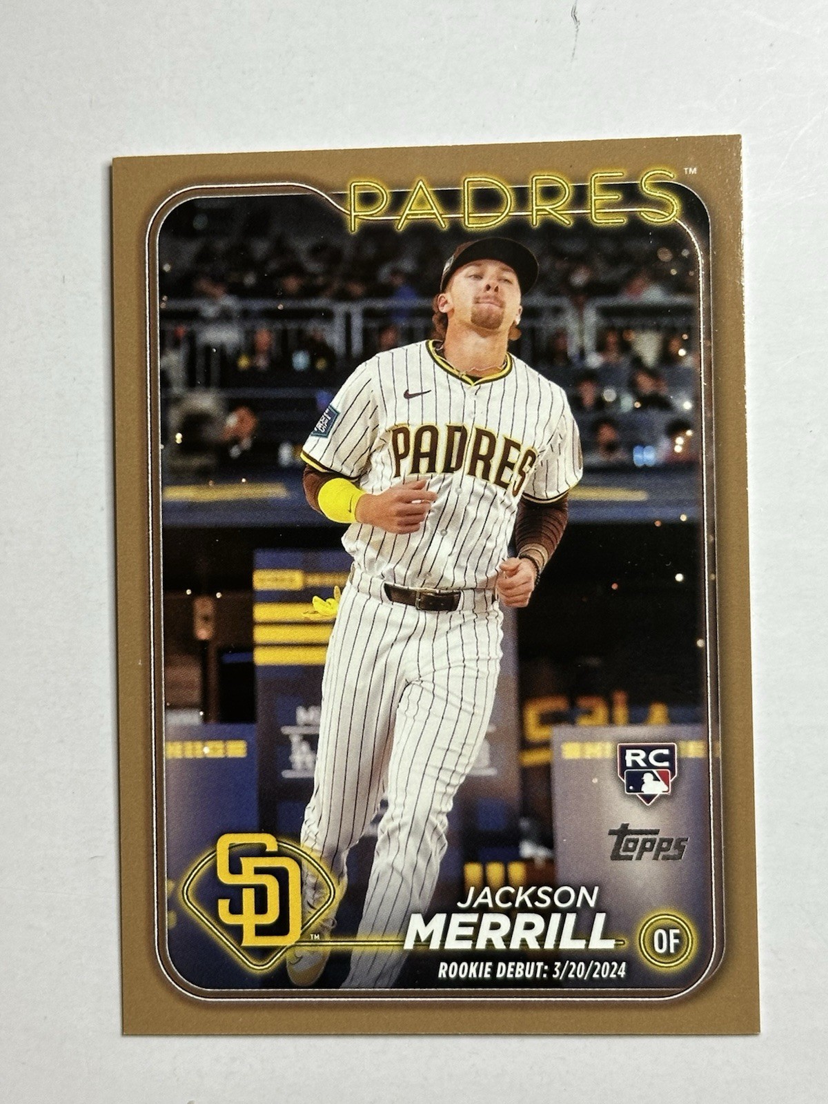 2024 Topps Update Series - Rookie Debut Jackson Merrill #US169 Gold /2024 (RC)