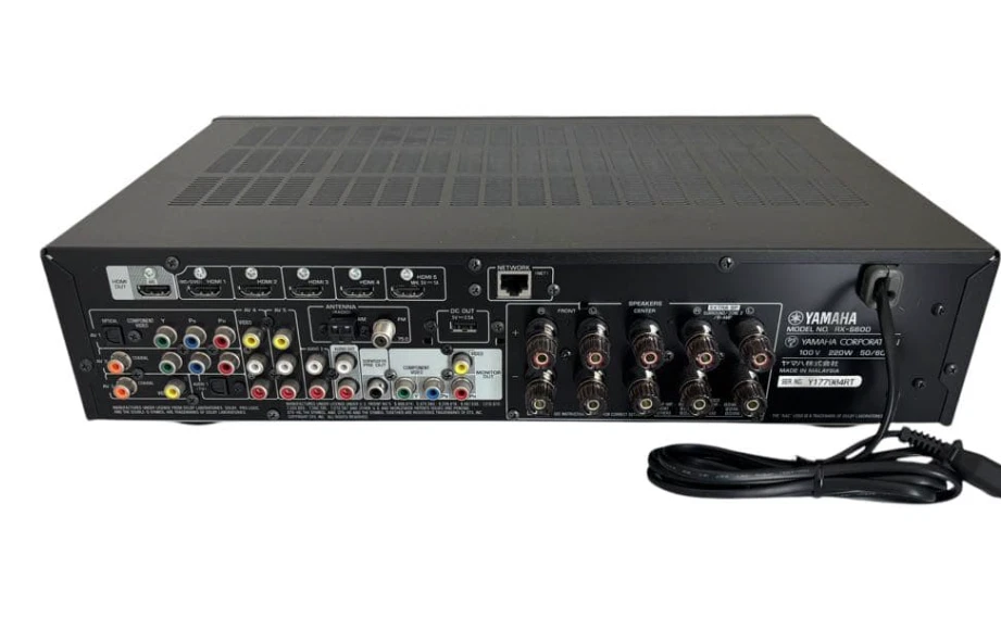 YAMAHA RX-S600 NATURAL SOUND AV RECEIVER 5.1ch Black AC100V 50/60Hz 220W - Image 3 of 4