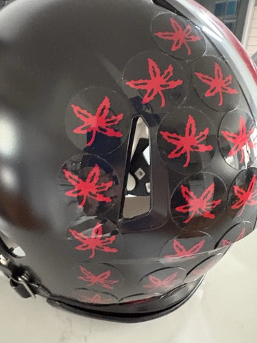 Ohio State Buckeyes Originalgröße authentischer alternativer schwarzer Helm - Bild 2 von 6