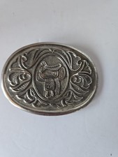 Vintage Avon Western Saddle Belt Buckle