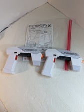 Laser X Micro B2 Blaster Set of 2 Laser Tag Guns Tested Working Lights Sound