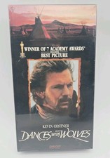 Dances with Wolves VHS, 1990 NEW SEALED - Kevin Costner - Orion