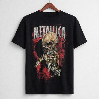 Metallica Men's Fixxxer Redux Black Graphic Metal Tee Shirt T-Shirt Medium 