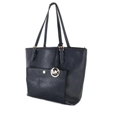 MICHAEL KORS Women Jet Set Tote Bag W 30cm H 28cm D 15cm Leather Black Color