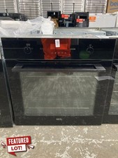 AEG BPK556260B Single Oven Electric Steambake Pyrolytic in Black GRADE A