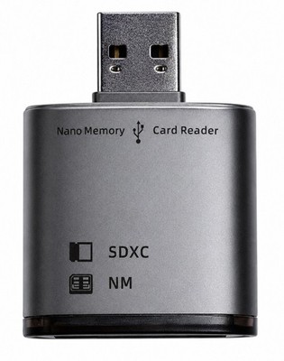Kartenleser für NM Card Nano Huawei + SD XC Speicherkarte für Kamera