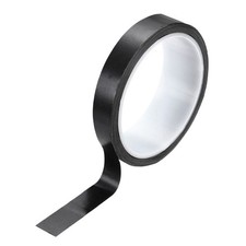 9/16 Inch x 33 Ft High Temperature PTFE Tape Fiberglass Adhesive Tape Black