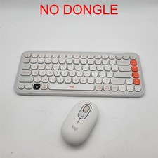 Logitech POP ICON Combo, BT Keyboard/Mouse, Off-White 920-013104 *NO DONGLE*
