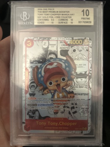 Tony Tony.Chopper (Alternate Art Manga) graded BGS 10 for sale on eBay