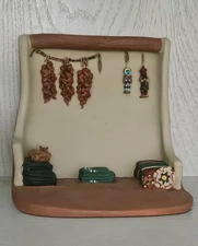 April Romo De Vivar Folk Art Native American Background Nativity Scene Only