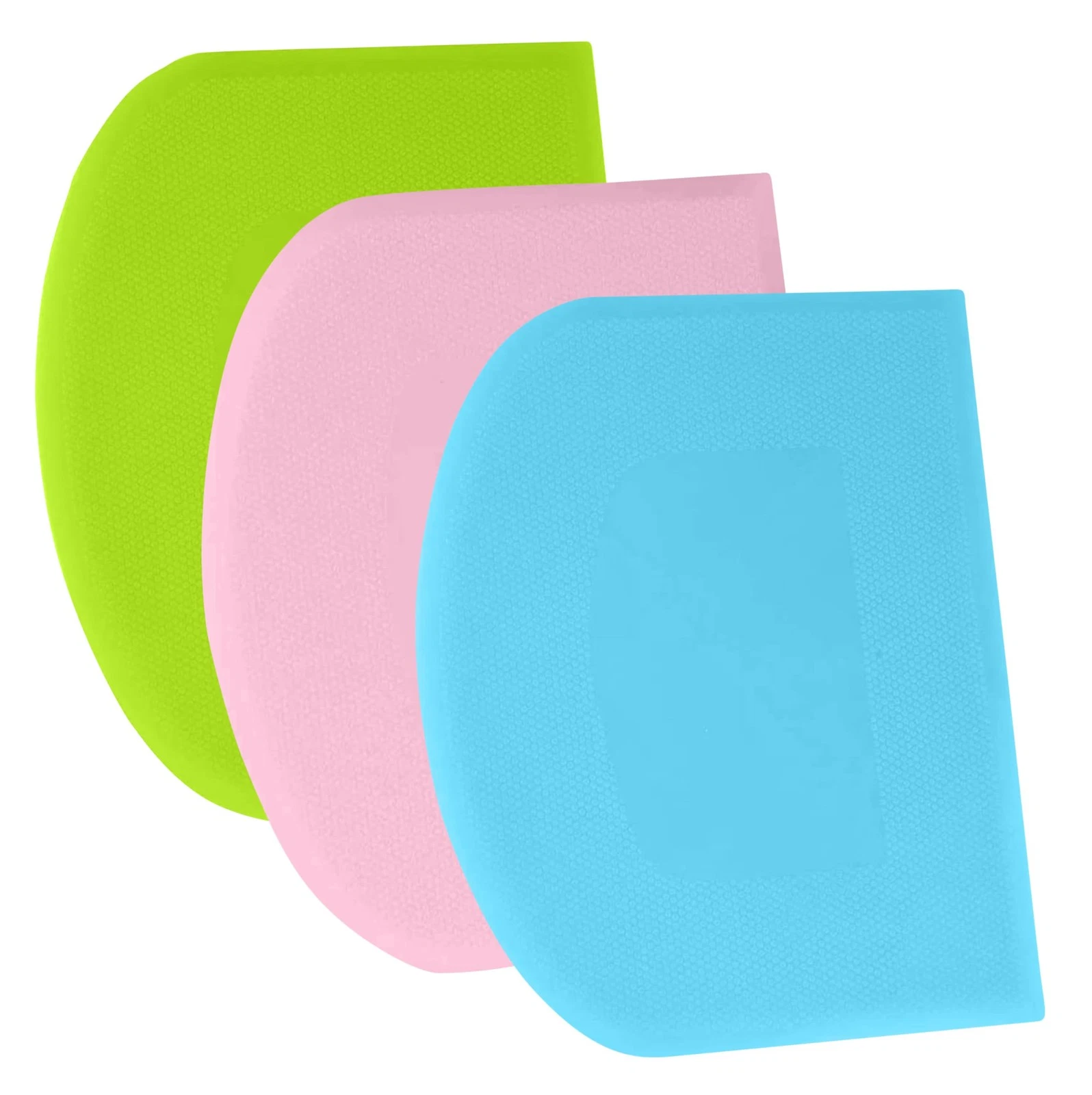 Dough Scraper Bench Scraper - 3P 9.5x6.1" Plastic Flexible Bowl Scraper, Shar...
Opens in a new wind