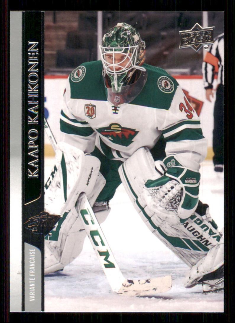 2020-21 Upper Deck FRENCH Kaapo Kahkonen Minnesota Wild #569