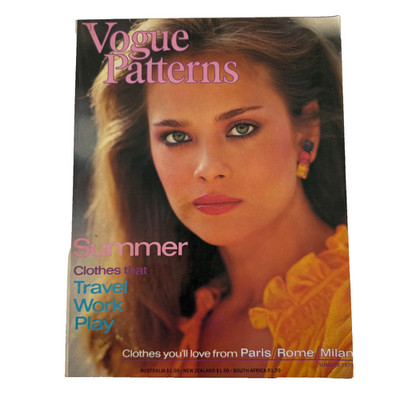 Vogue Patterns Magazine Summer 1979 'Travel Work Play'