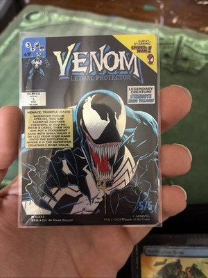 1x Eddie Brock / Venom Lethal Protector FOIL Borderless SPM Magic MTG 