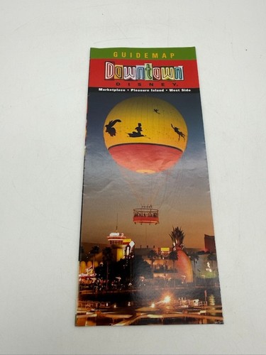 Walt Disney World Downtown Disney Guide Map 2011