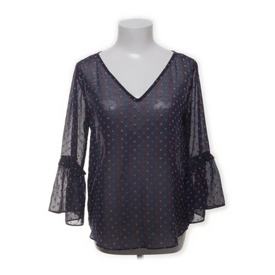 ESPRIT, Top, Größe: 38, Blau/Mehrfarbig, Polyester, Gepunktet, Damen #eZ9