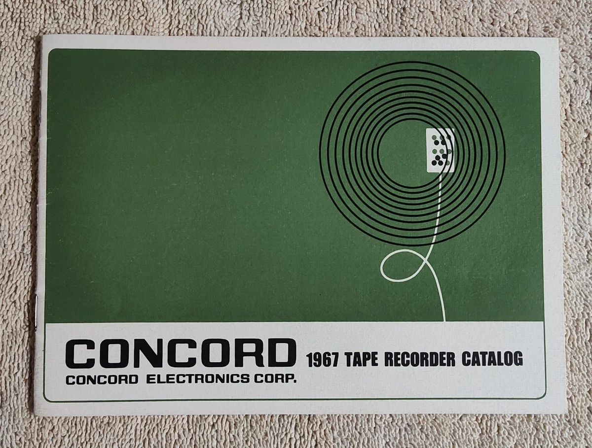 Concorder Japan Modèle CBC 505 Fw RARE Vintage stereo cassette tape am