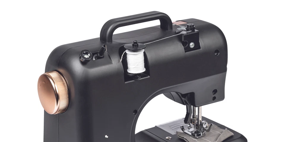 EASYmaxx Kompakt-Nähmaschine 12 Sticharten eingebautes Nählicht Zubehör *B-Ware - Bild 4 von 4