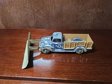 Vintage All Metal Hubley Plow Dump Truck 452 Nice Patina!!