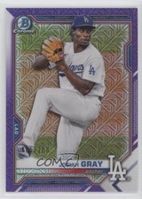 2021 Bowman Chrome Prospects Mega Box Purple Mojo Refractor /250 Josiah Gray 0c6